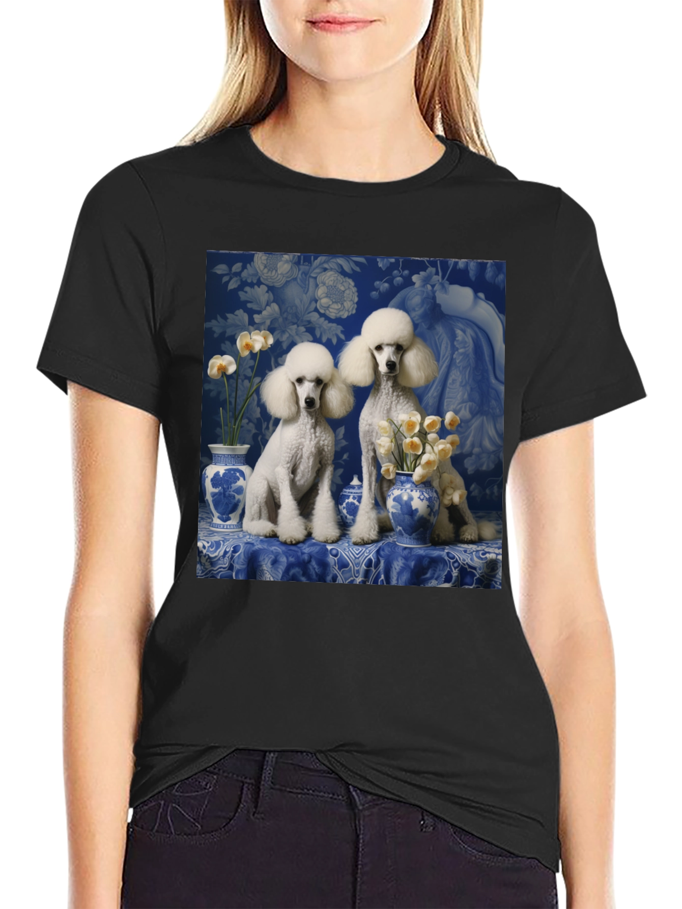 Poodle Art T-Shirt - Stylish Canine Design