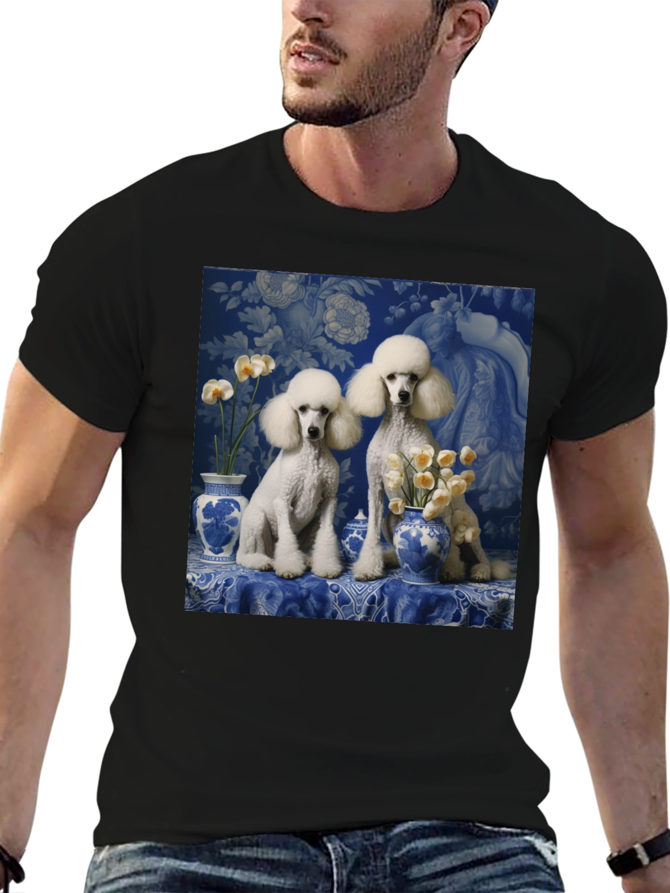 Poodle Art T-Shirt - Stylish Canine Design