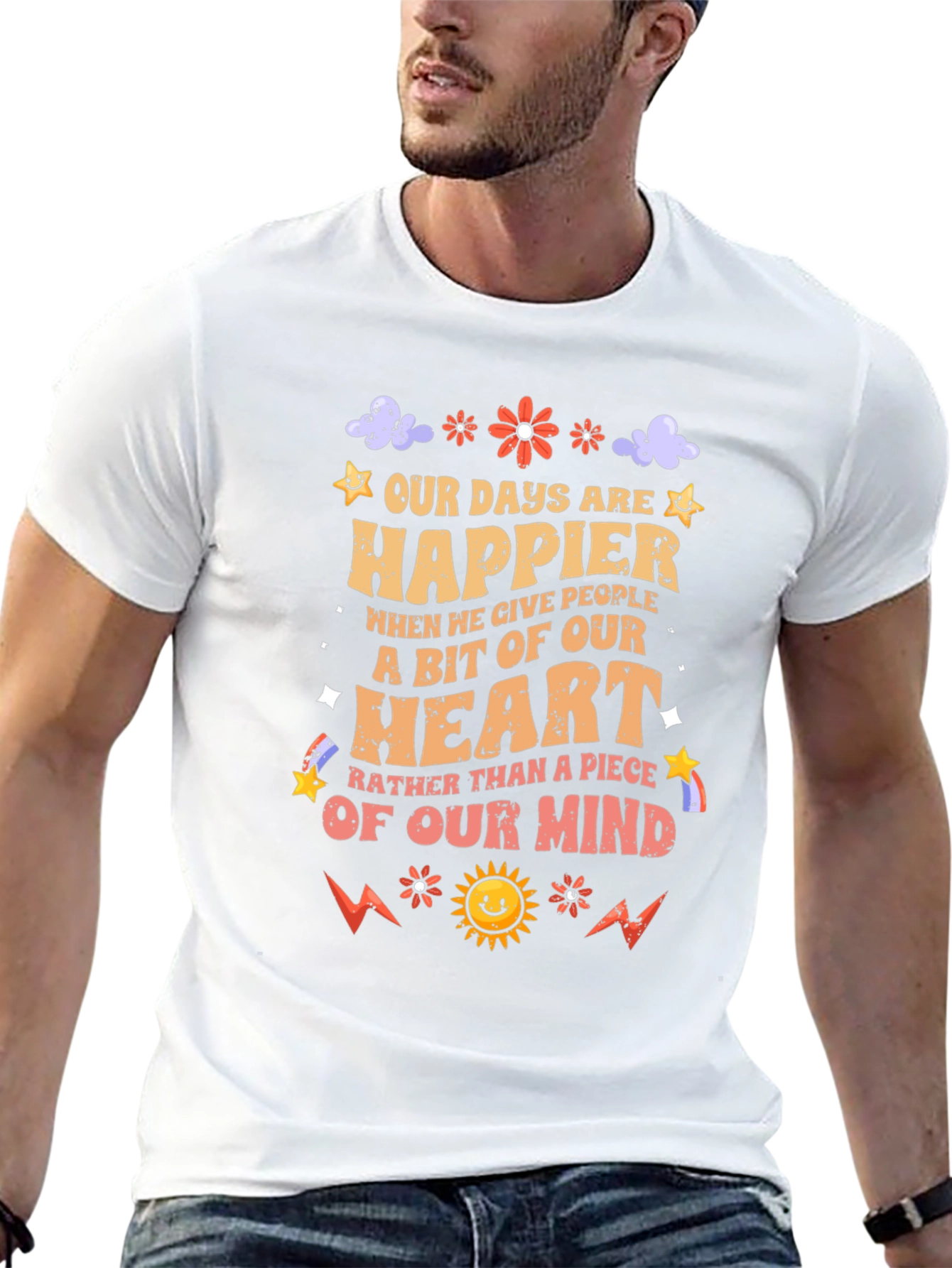 Happier Heart T-Shirt: Give Love Not Stress!
