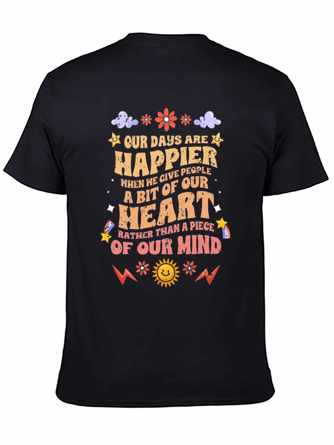 Happier Heart T-Shirt: Give Love Not Stress!