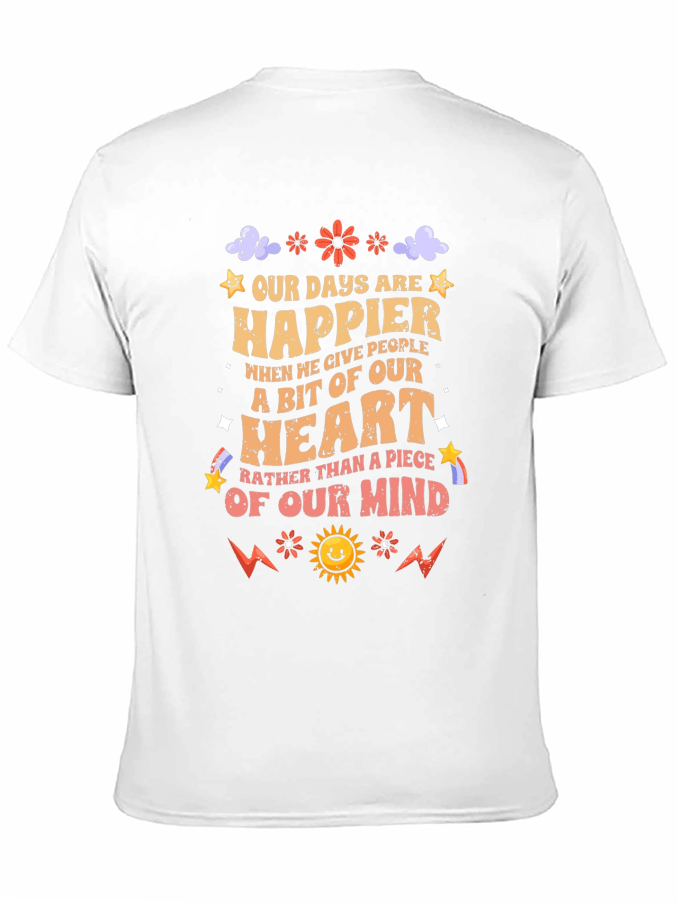 Happier Heart T-Shirt: Give Love Not Stress!