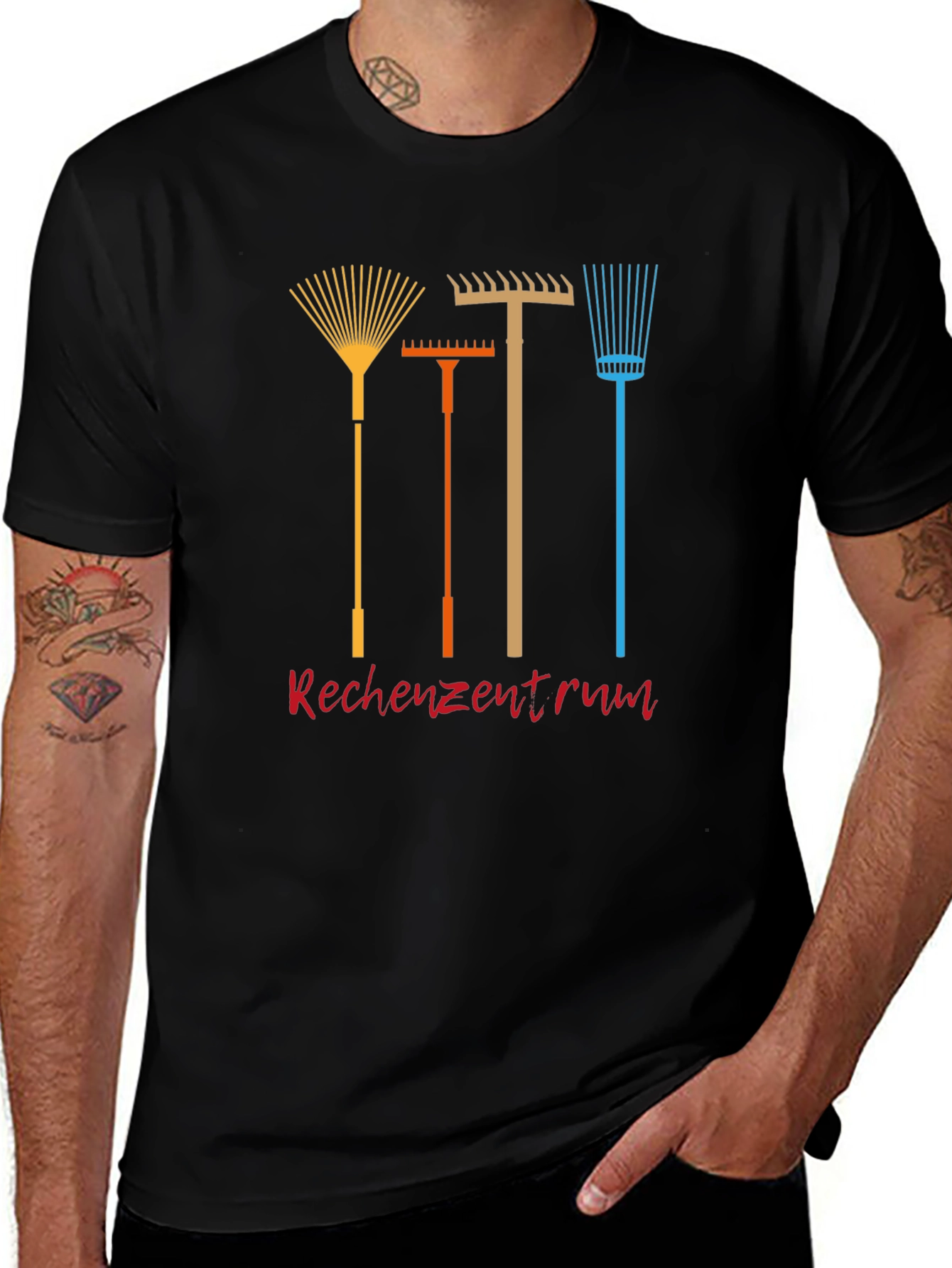 Rake Rechenzentrum Graphic T-Shirt