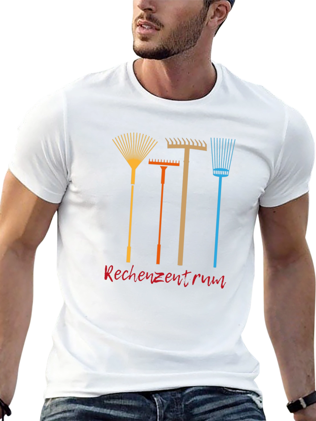 Rake Rechenzentrum Graphic T-Shirt