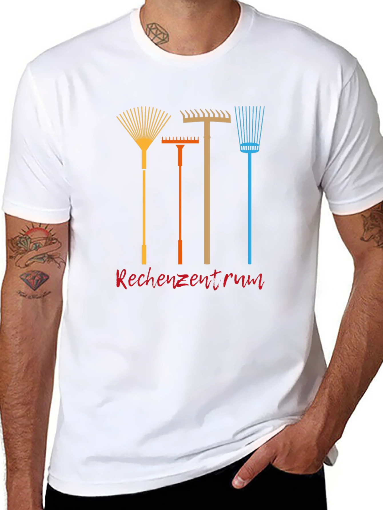 Rake Rechenzentrum Graphic T-Shirt