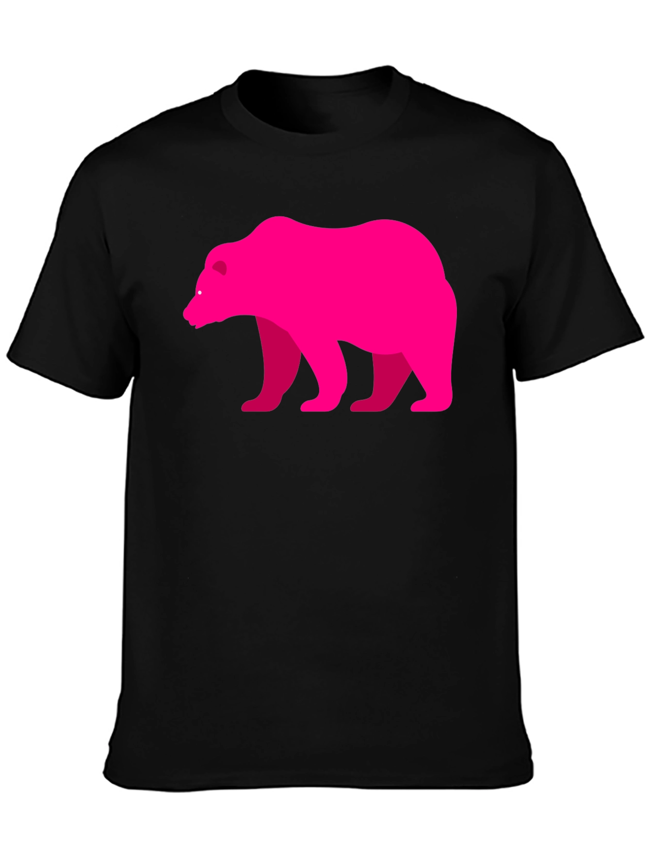 Bear Graphic Tee - Mens Black T-Shirt