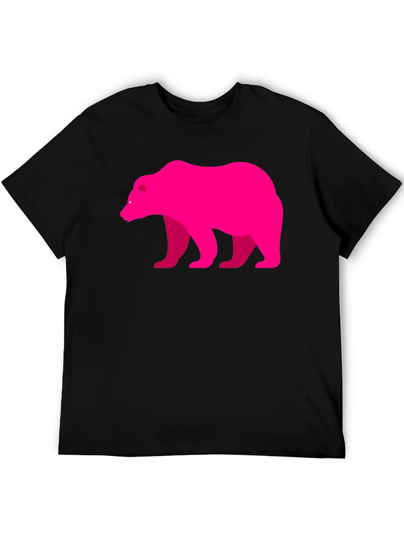 Bear Graphic Tee - Mens Black T-Shirt