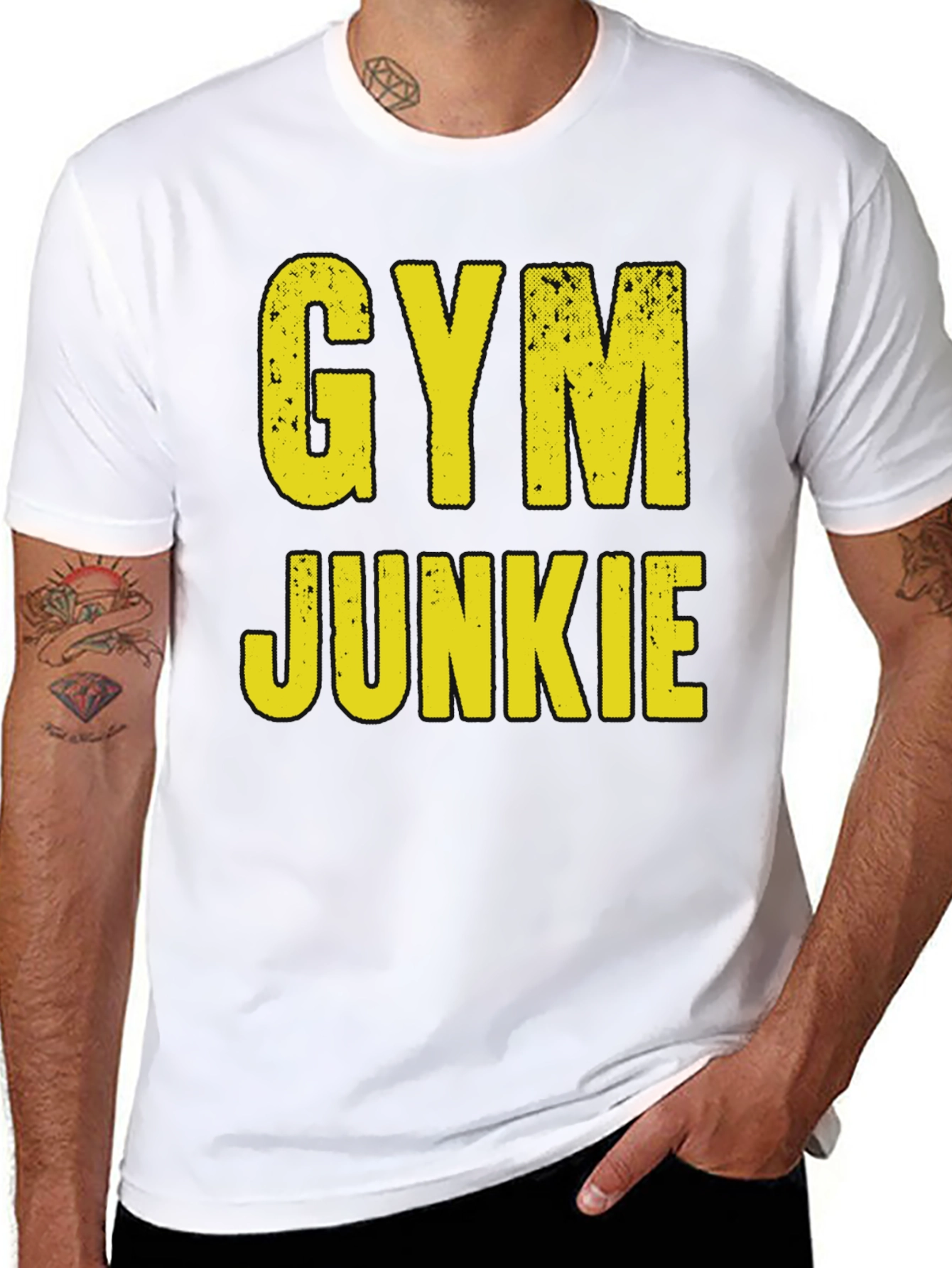 Gym Junkie Graphic T-Shirt - Fitness Apparel