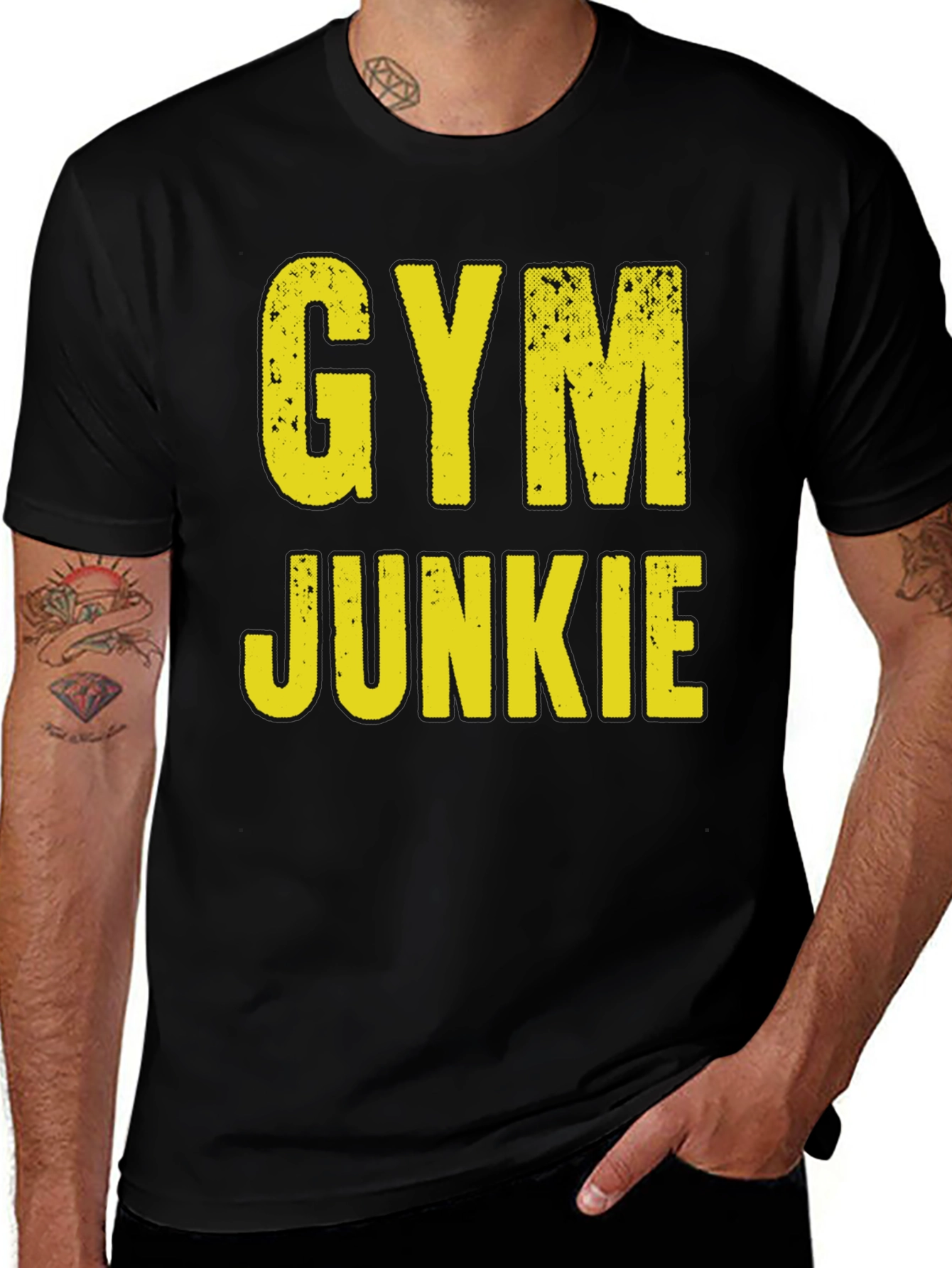 Gym Junkie Graphic T-Shirt - Fitness Apparel