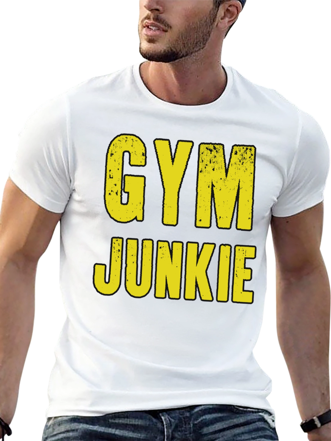Gym Junkie Graphic T-Shirt - Fitness Apparel