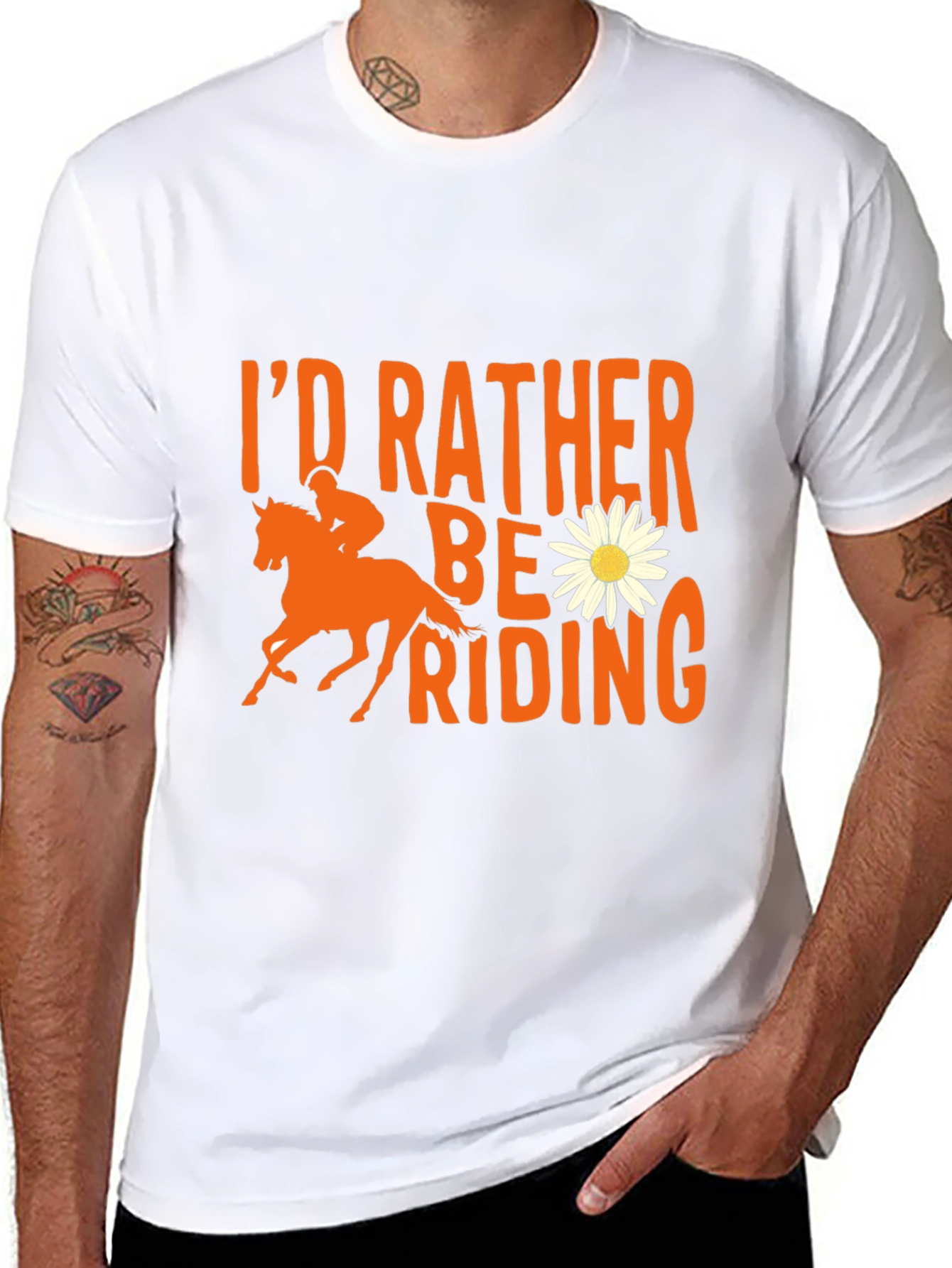Id Rather Be Riding T-Shirt