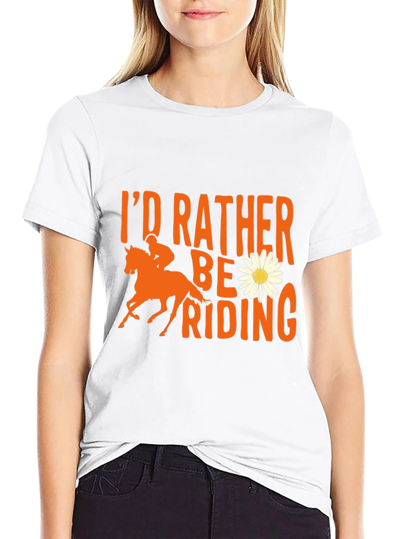 Id Rather Be Riding T-Shirt
