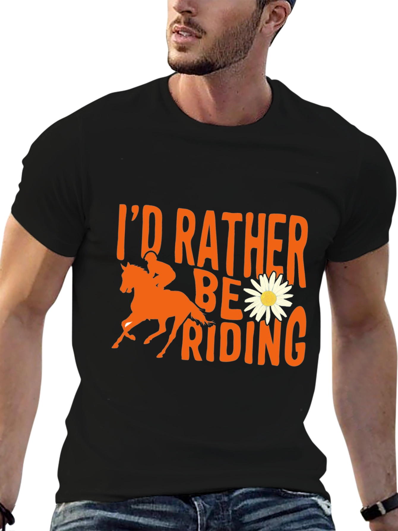 Id Rather Be Riding T-Shirt
