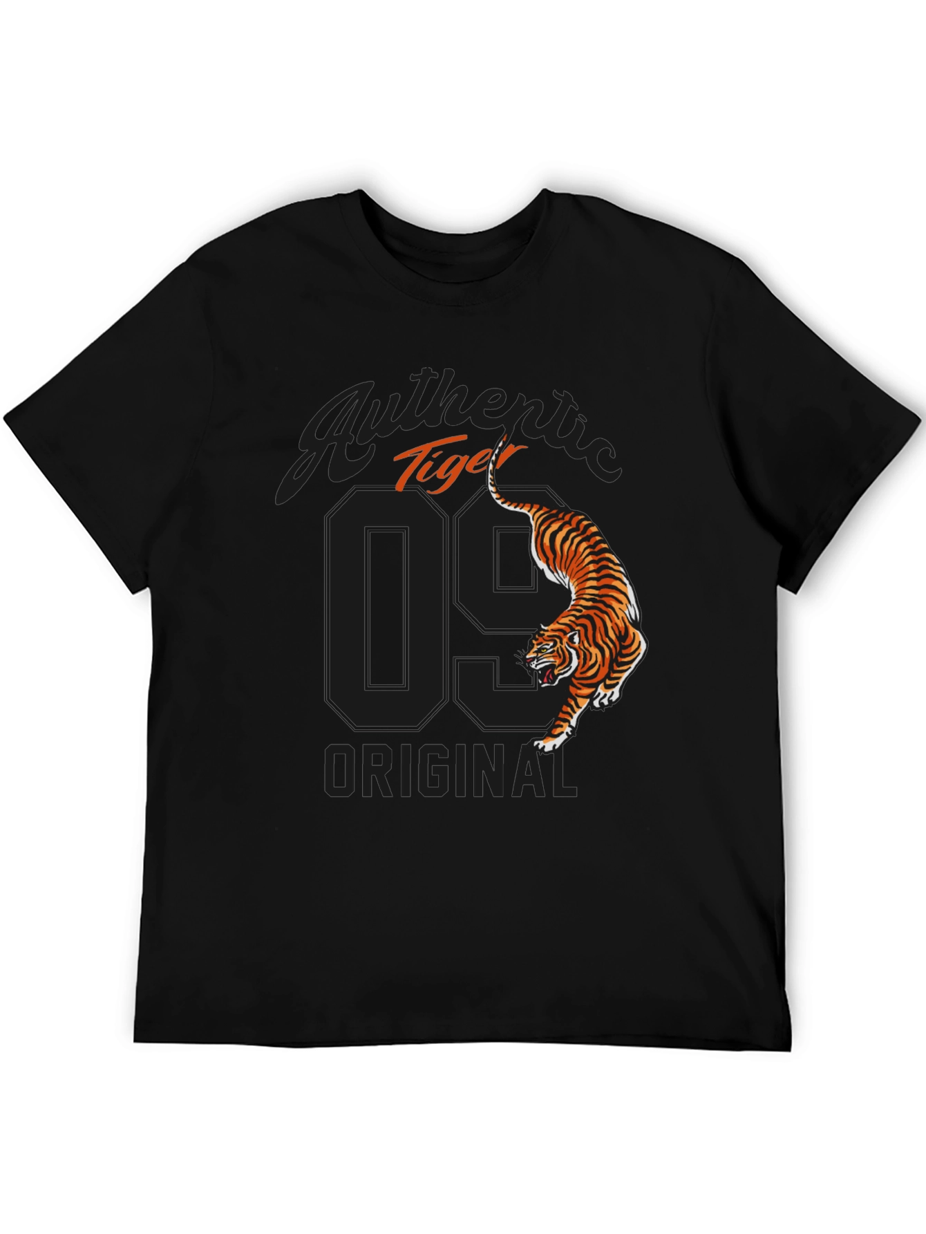 Authentic Tiger Graphic Tee - Cool Original Design