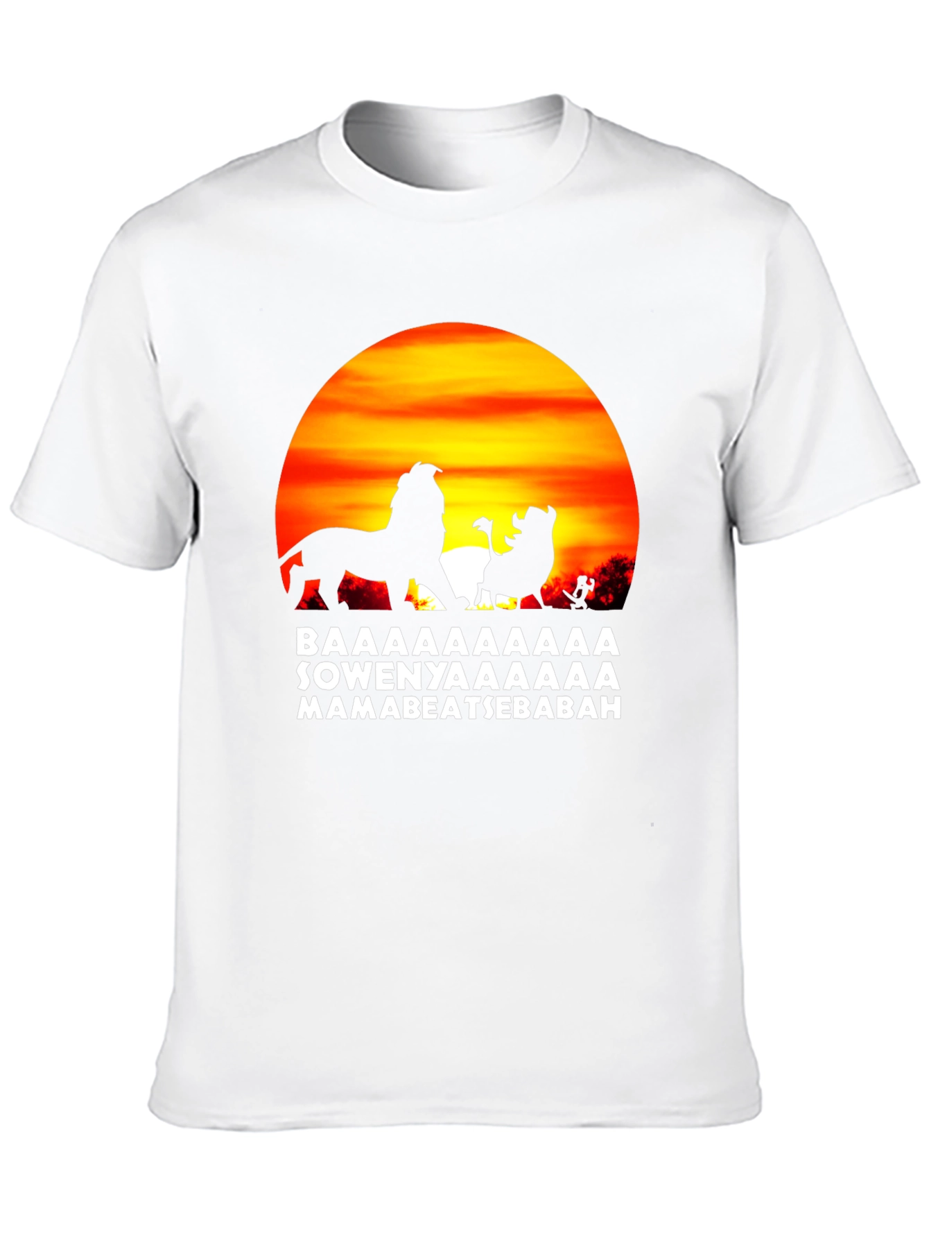 Lion King Hakuna Matata Mens Black T-Shirt
