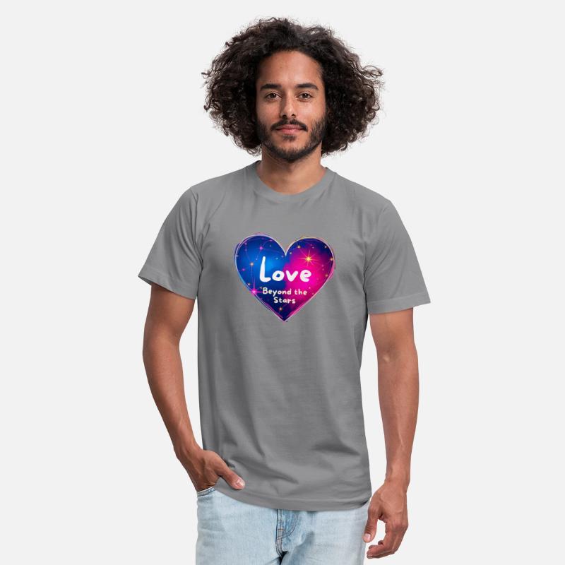 Valentine Love beyond the Stars Heart Design