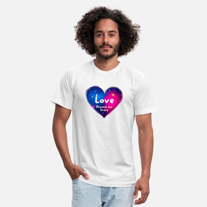 Valentine Love beyond the Stars Heart Design