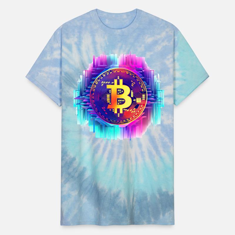 Vaporwave Bitcoin Digital Currency Coin Crypto Tra