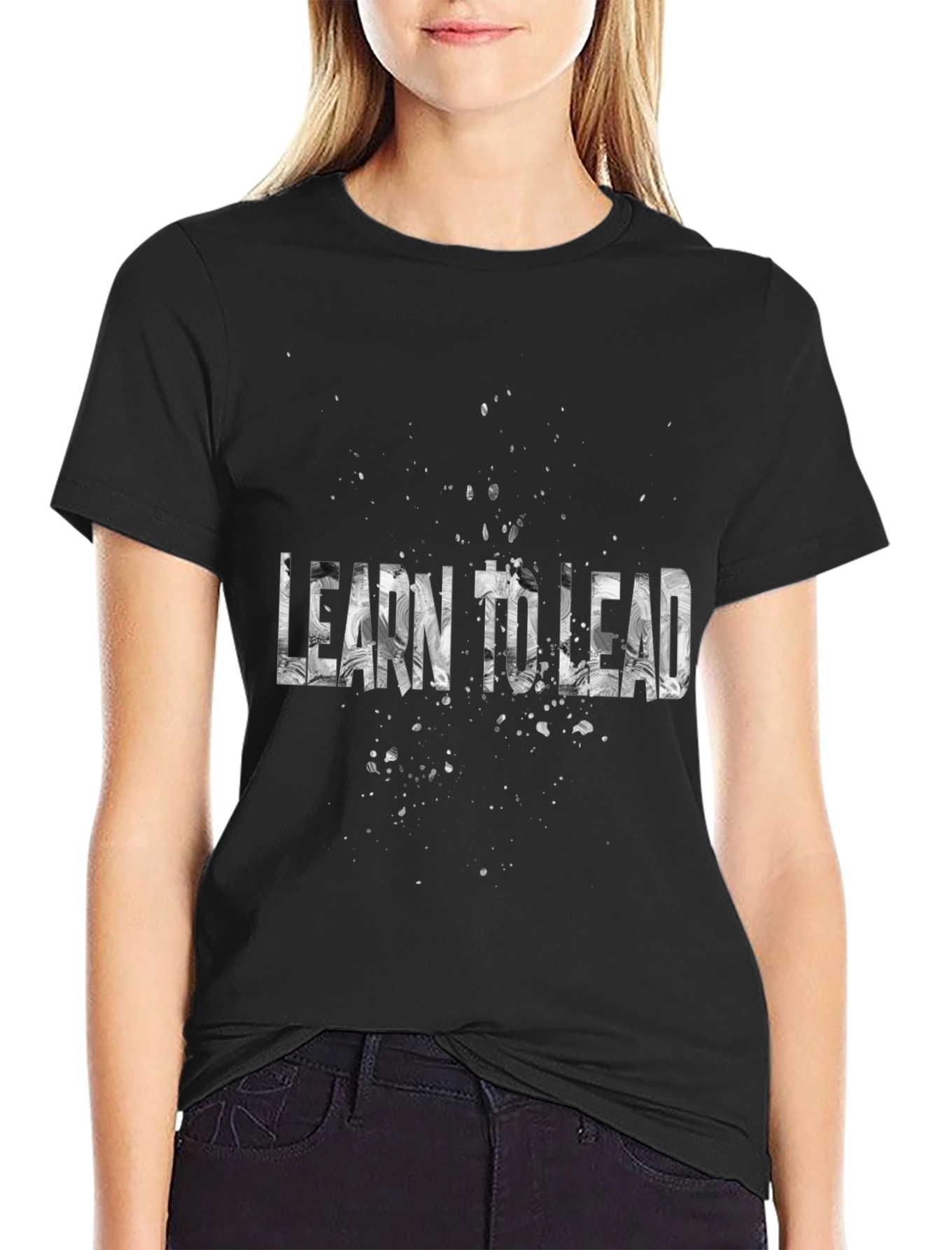 Learn to Lead Graphic T-Shirt - Motivational Tee