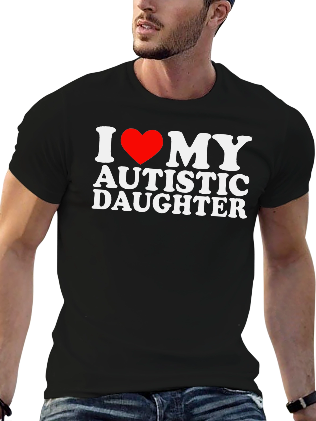 I Love My Autistic Daughter T-Shirt