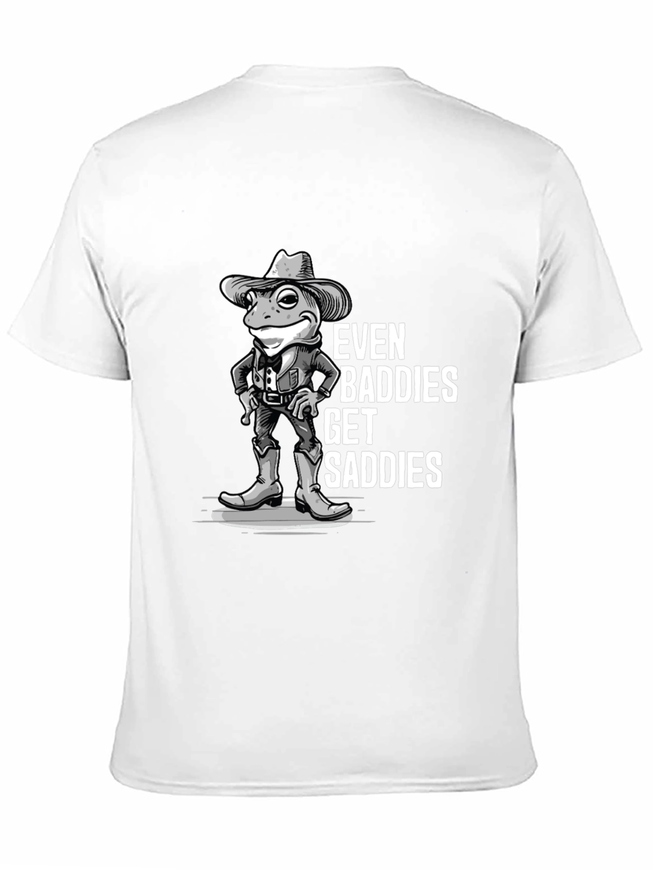 Even Baddies Get Saddies Frog Graphic T-Shirt