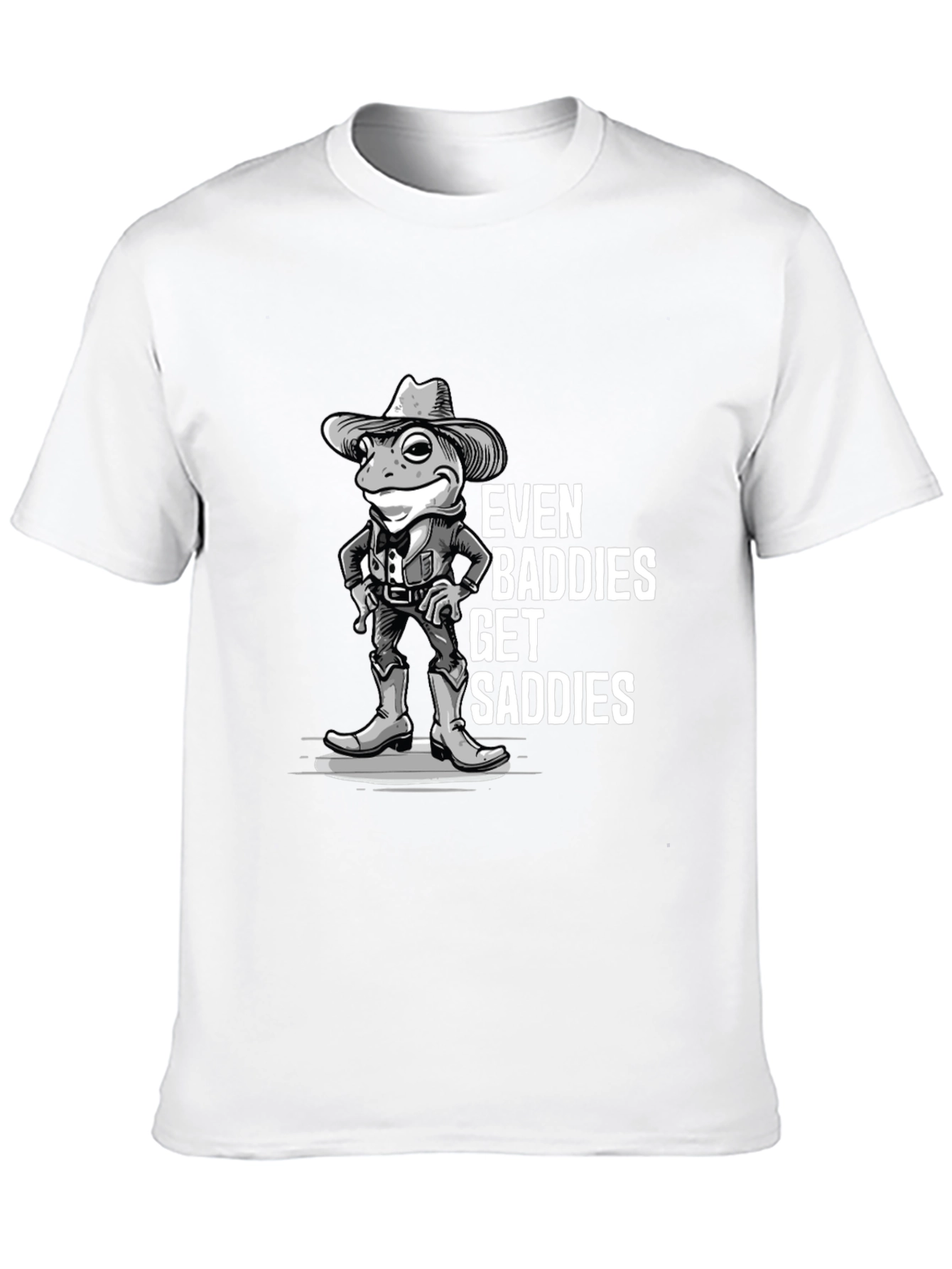 Even Baddies Get Saddies Frog Graphic T-Shirt