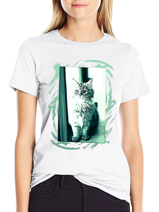 Cat Graphic T-Shirt - Unique Style