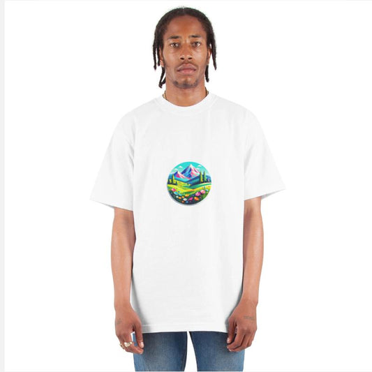 Vibrant Mountain Meadow Landscape