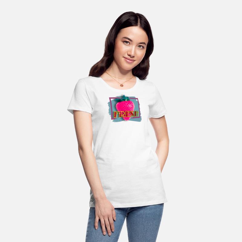 Vibrant Strawberry with Fresh Neon Sign