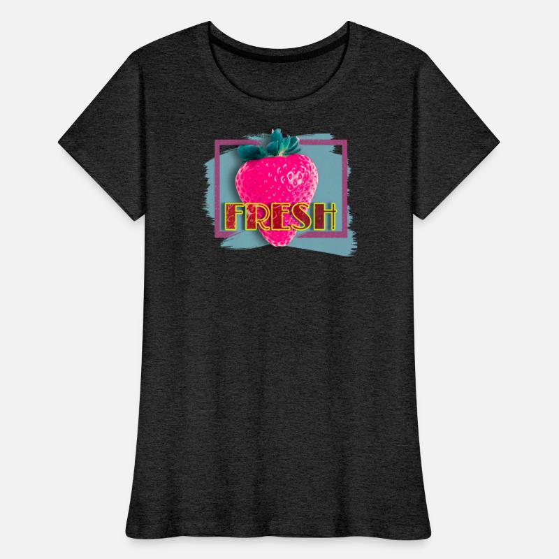 Vibrant Strawberry with Fresh Neon Sign