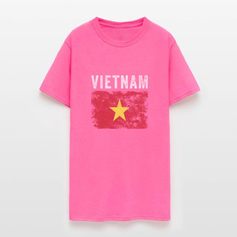 Vietnam Flag Distressed Vietnamese Flag