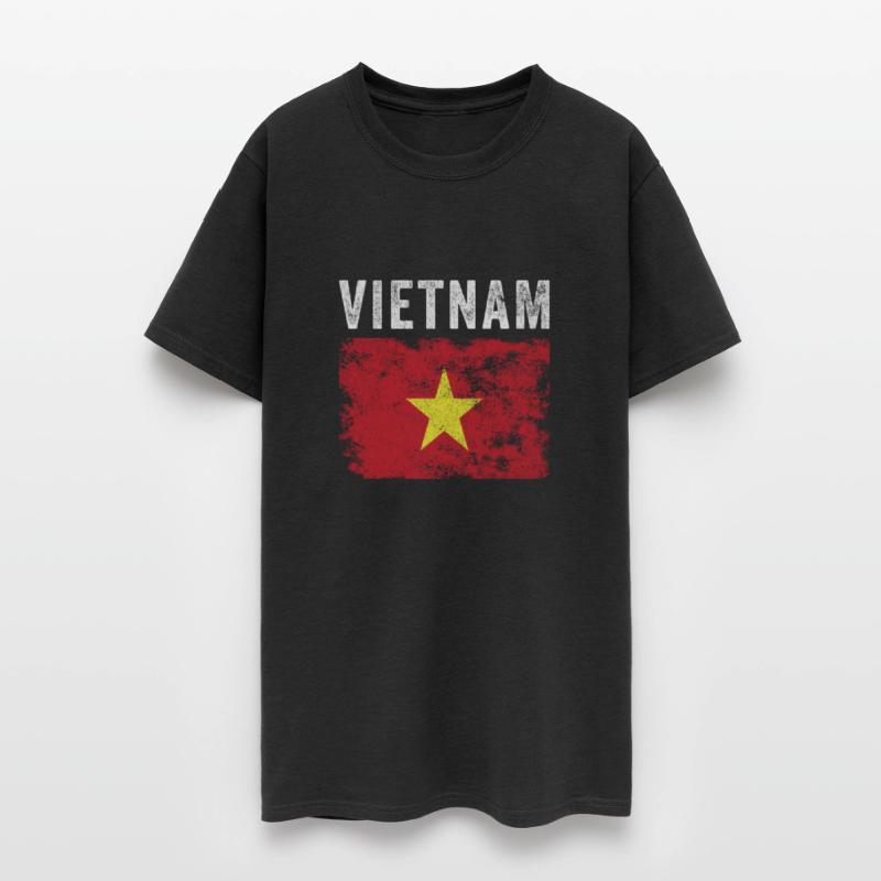 Vietnam Flag Distressed Vietnamese Flag