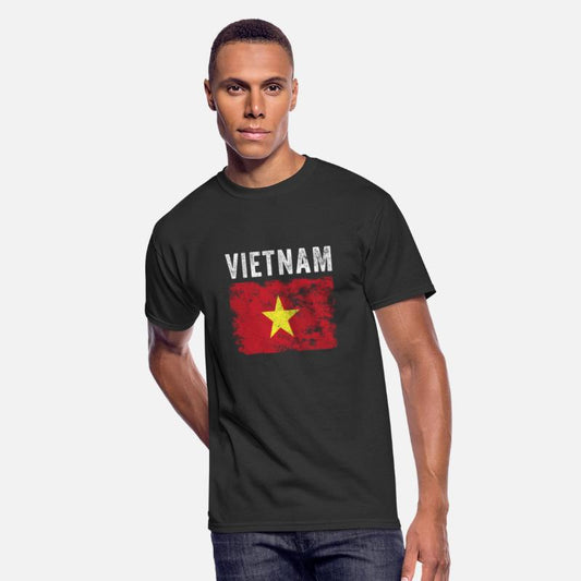 Vietnam Flag Distressed Vietnamese Flag