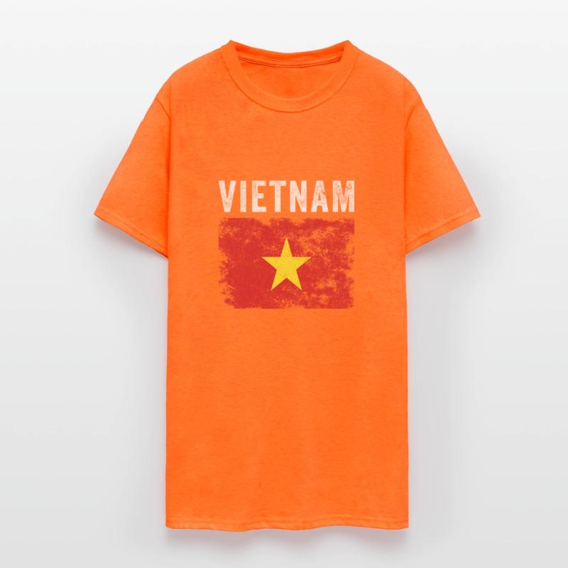 Vietnam Flag Distressed Vietnamese Flag