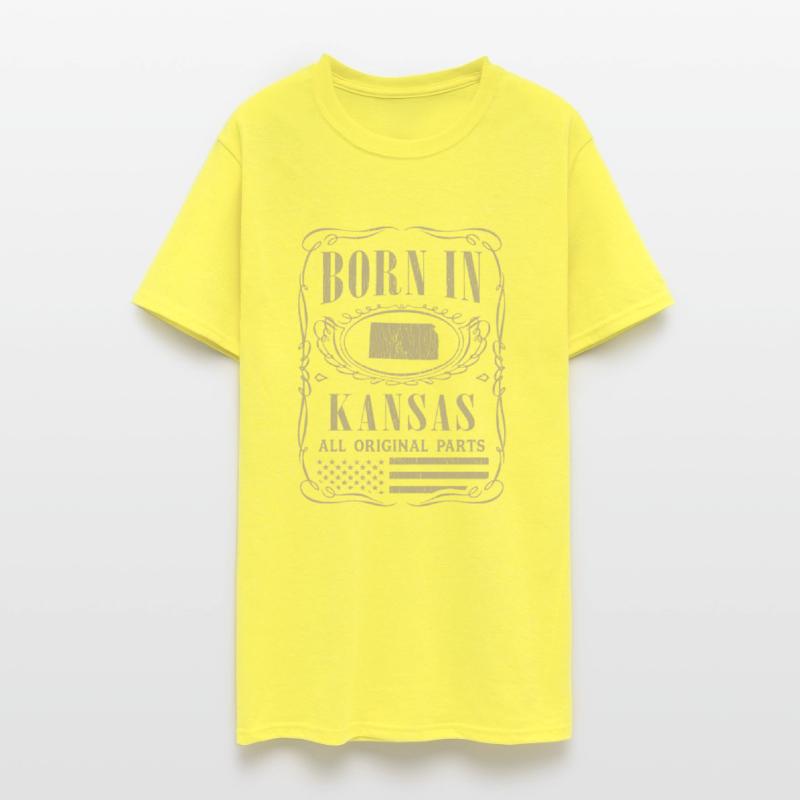 Vintage America US States Born Kansas