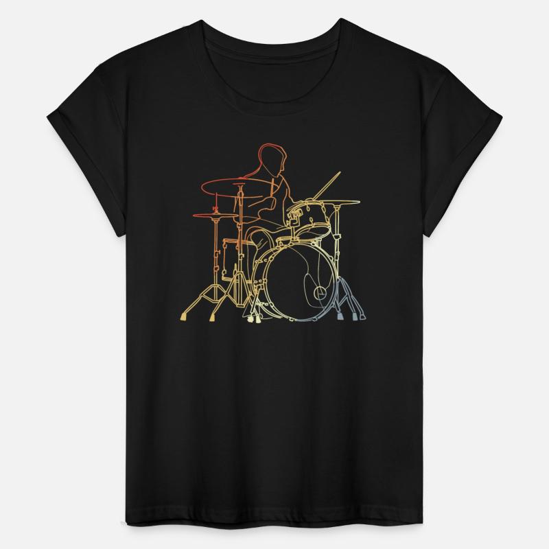 Vintage Drummer Drawing