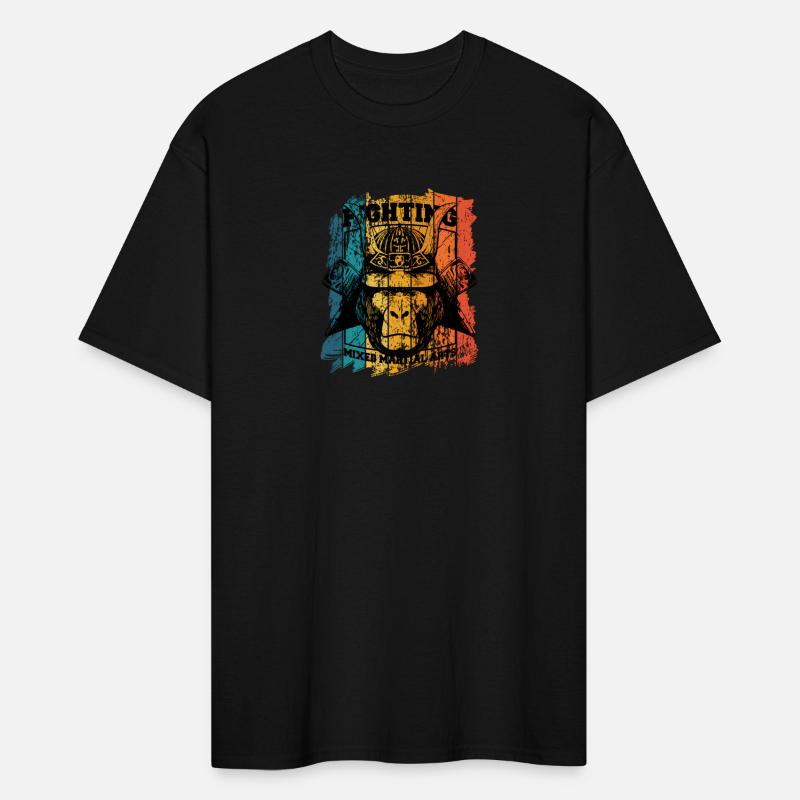 Vintage Gorilla Samurai Monkey Fighting Mixed