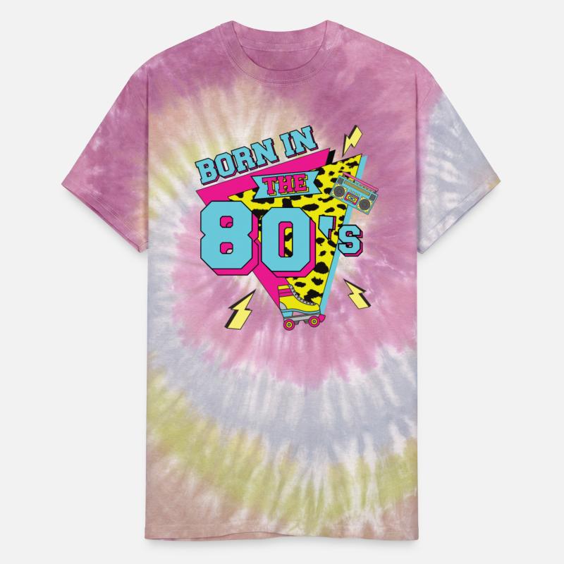 Vintage Retro Born in the 80's woman 80s