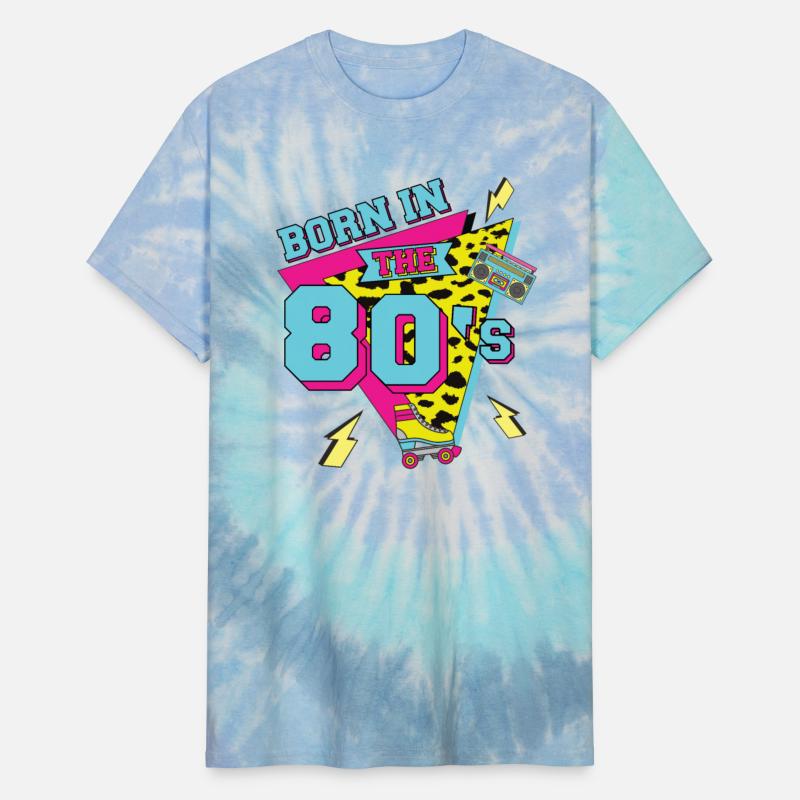 Vintage Retro Born in the 80's woman 80s