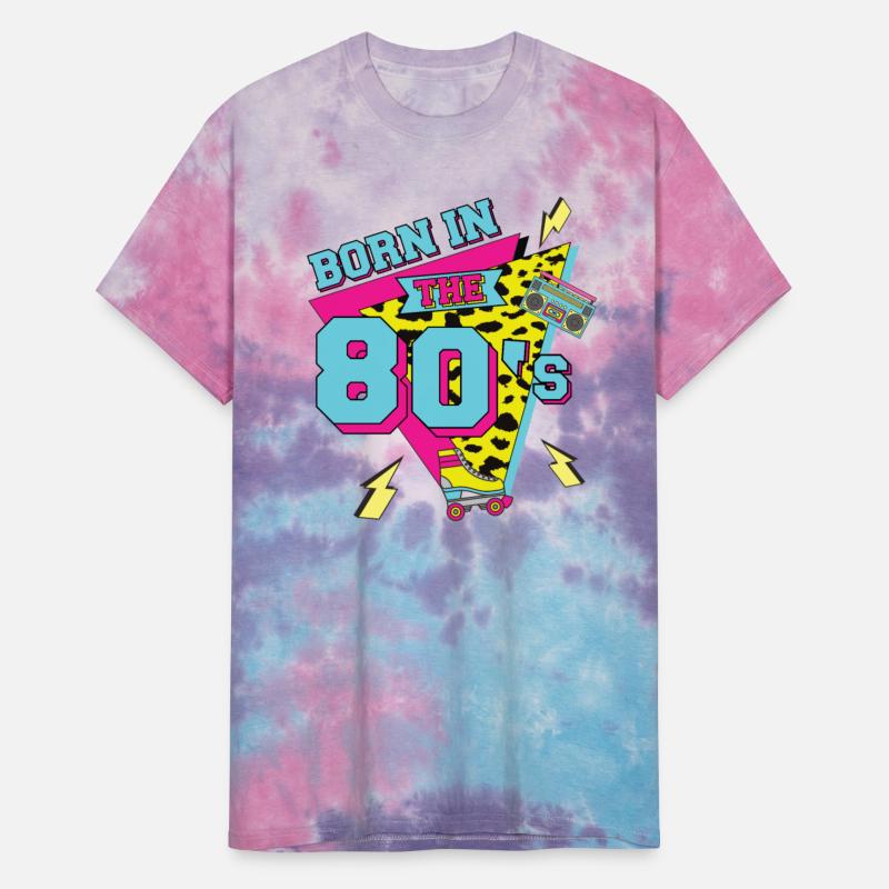 Vintage Retro Born in the 80's woman 80s