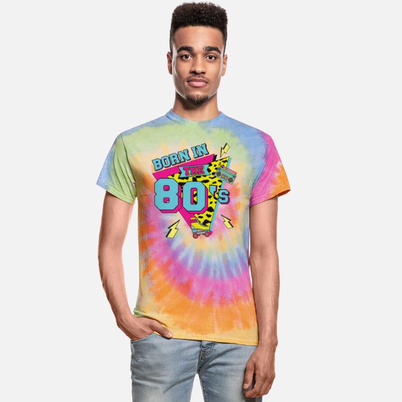 Vintage Retro Born in the 80's woman 80s