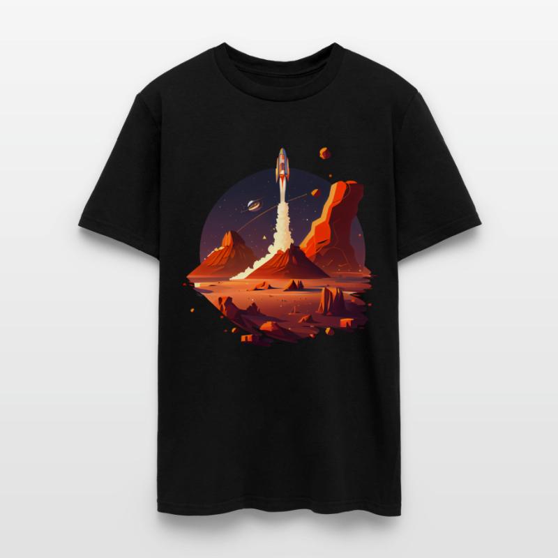 Vintage Space Science Mars Fiction Geek Solar