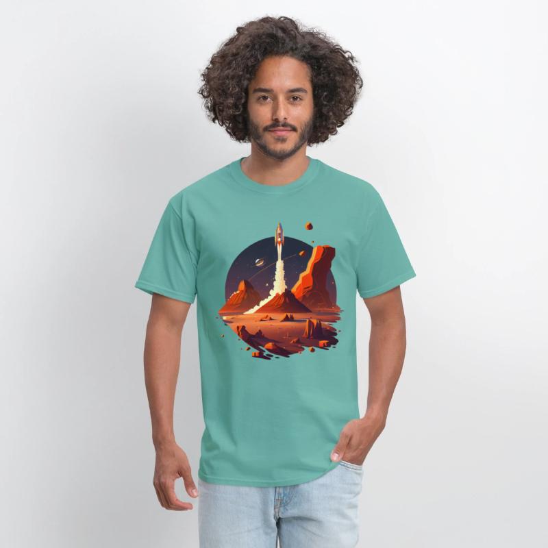 Vintage Space Science Mars Fiction Geek Solar