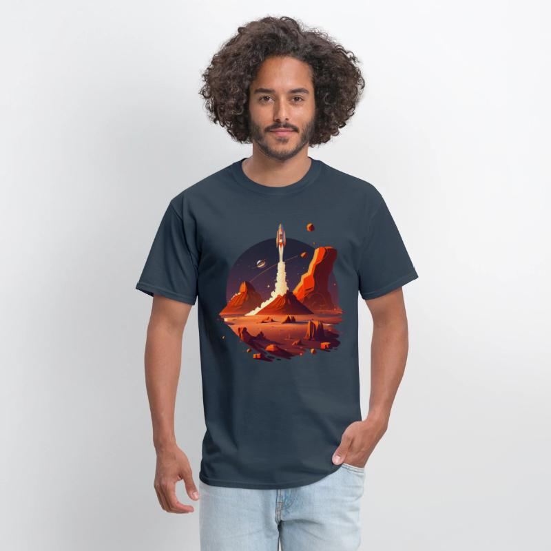 Vintage Space Science Mars Fiction Geek Solar