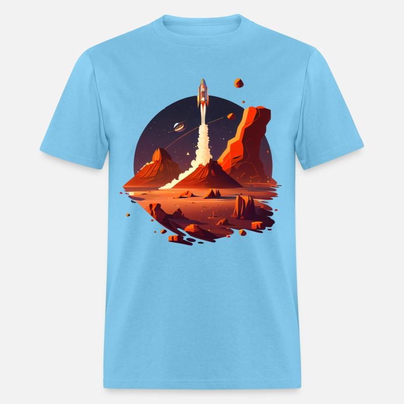 Vintage Space Science Mars Fiction Geek Solar