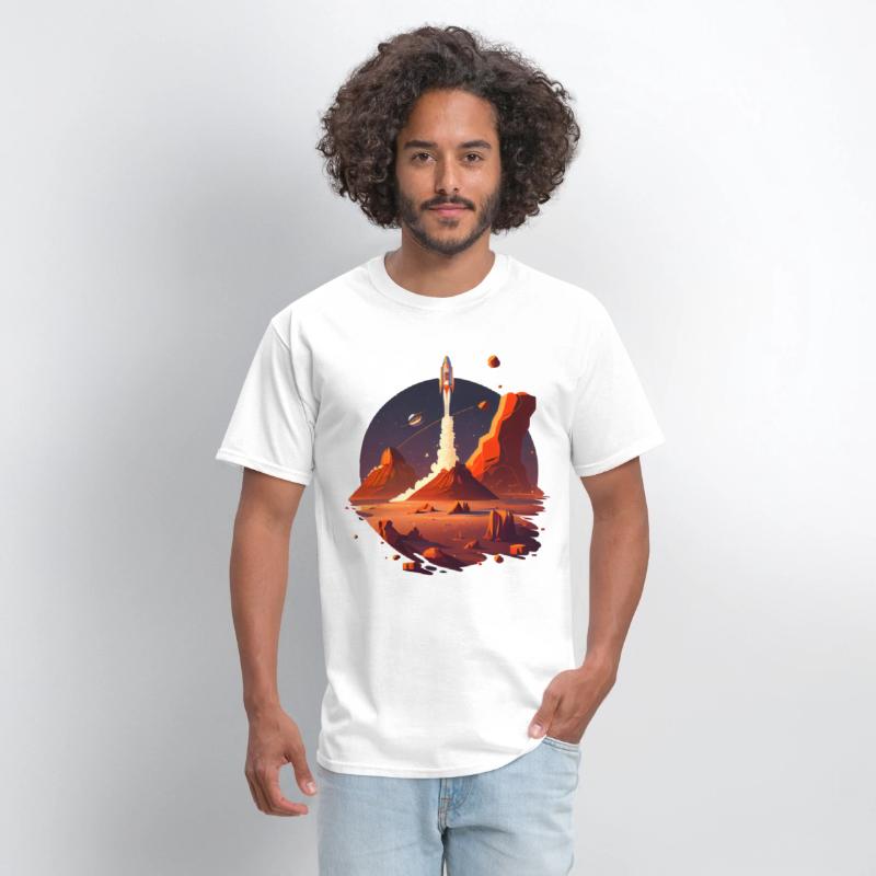 Vintage Space Science Mars Fiction Geek Solar