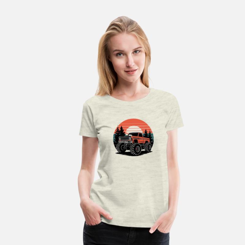 Vintage Sunset Trucks Off Road