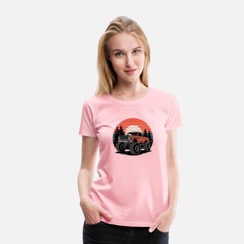 Vintage Sunset Trucks Off Road