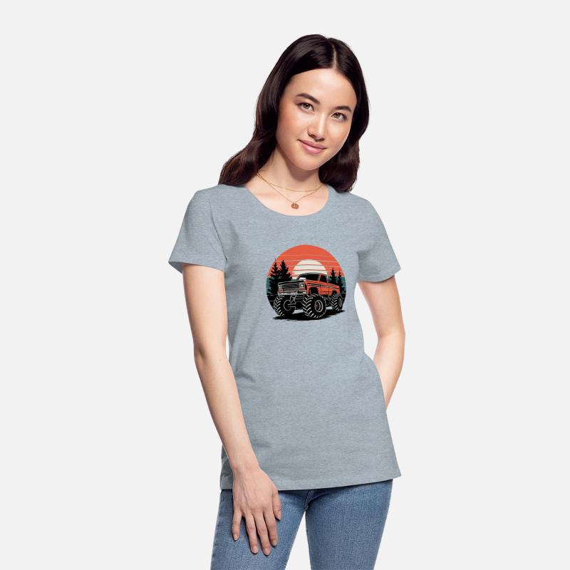 Vintage Sunset Trucks Off Road