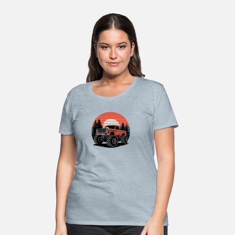 Vintage Sunset Trucks Off Road