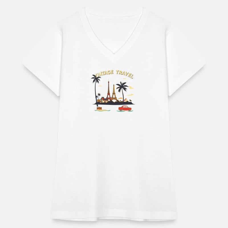 VintageScene Travel Eiffel Tower